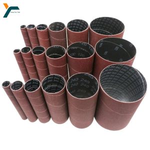 XMSJ | 6Pcs Sanding Drum Set Spindle Sanding Sleeves Roll Oscillating Sander 80/120/240 Grit Paper Aluminum Oxide Sandpaper Polishing