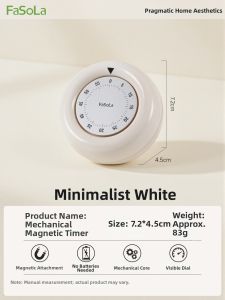 FaSoLa | Magnetic Reminder Timer for Students Self-discipline Study Time Management Timer
