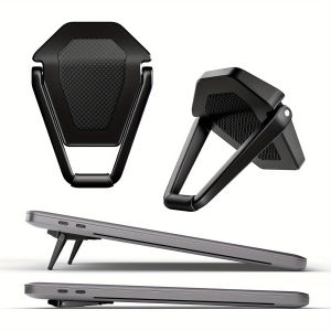 Portable Invisible Laptop Stand Mini Aluminum Cooling PadComputer Keyboard Mount Kickstand Ergonomic Lightweight Laptop Stand