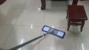 Cây lau nhà công nghiệp san hô 45cm 100% INOX  cao cấp xoay 360 độ sợi Microfiber siêu thấm hút hiệu quả giá rẻ