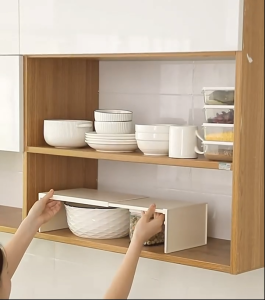 Home Signature Kitchen Storage Shelf Rack Dish Storage Rack Countertop Kitchen Utensils Adjustable Storage Shelves Rack