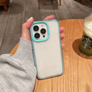 อุปกรณ์สำหรับ iPhone 11/11 Pro/11/11 Pro Max / iPhone 6/6S/7/8/8 Plus/X/XS Max/XR/XS Max Plus คริสตัลมาการองเคสโทรศัพท์โปร่งใสกันกระแทก