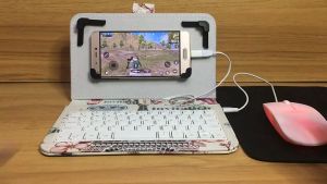 [HCM]Bao da + Bàn phím + Chuột cho điện thoại Smart Phone loại tốt hãng phân phối giá rẻ