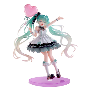 Bandai | New Hatsune Miku Anime Figure Toys Birthday Party Styling MIKU Kawaii Cartoon PVC Action Figurine Model Doll Birthdays Gift Kids