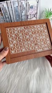 MISSYOU2 Popular Money Box with Counter Wooden Piggy Bank Coin Savings Box Wooden Crafts