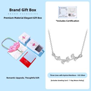 SOULSILVER | Sterling Silver 925 Young Trendy Ginkgo Pendant Clavicle Necklace
