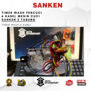 Timer Wash Pencuci 6 Kabel Mesin Cuci SANKEN 2 Tabung