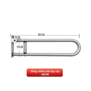 Tay Nắm Hỗ Trợ Phòng Tắm Chống Trượt Gấp Được