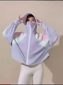 Baru Tahun 2023: Jaket Anti UV Wanita Sutra ES Bernapas