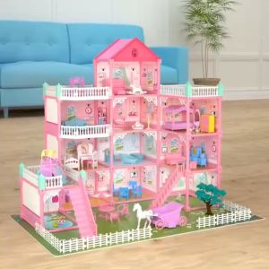 [SG Stock] Childrens Villa Toy Doll House Little Girl Series Birthday Gift Princess Castle Gift box Every girls princess dream
