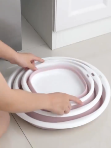 จัดส่ง 24 ชม.💥ซิลิโคนพับได้ใช้งานได้หลากหลายสามารถล้างผักผลไม้ซักผ้าได้สามารถพกพาได้