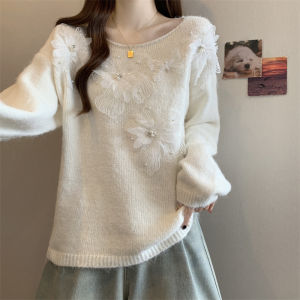 AIYITI | Elegant Embroidery Floral Knitwear