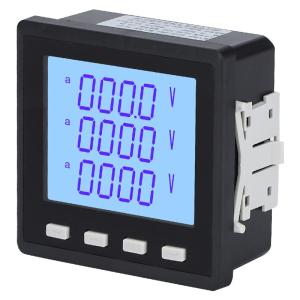 Single-Phase Three-Phase Multifunctional Power Meter LCD Digital Current Voltage Power Meter RS485 Communication Level 0.2
