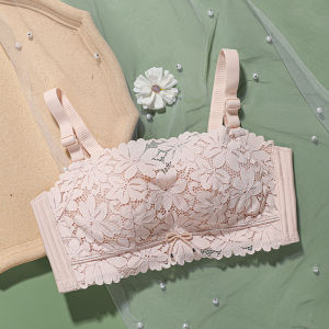 Áo Lót Chống Lộ Hàng Nâng Ngực Áo Lót Nữ Không Đường May Gợi Cảm Ren Có Thể Tháo Rời Chống Trượt Ôm Ngực