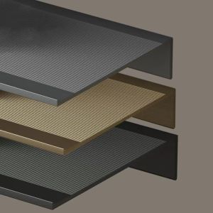 Wall-Mounted Aluminum Alloy Open Shelf Display Rack Living Room Metal Hanging Shelf Storage Organizer Home Decoration Rack