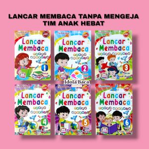Paket Lancar Membaca Tanpa Mengeja Jilid 1-6 (TAH)