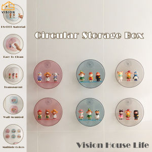 ตู้โชว์ตุ๊กตาใสกล่องเก็บของเล่นติดผนังกันฝุ่นออแกไนเซอร์จัดเก็บแบบชั้นวาง