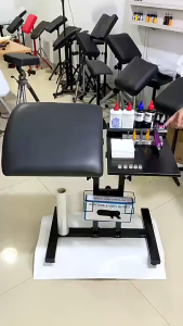 สักมัลติฟังก์ชั่ปรับวงเล็บมือแผงขนาดใหญ่โลหะตัวหนาพับวงเล็บสักยกตาราง( tattoo table โต๊ะวางอุปกรณ์สัก สำหรับร้านสัก) COD