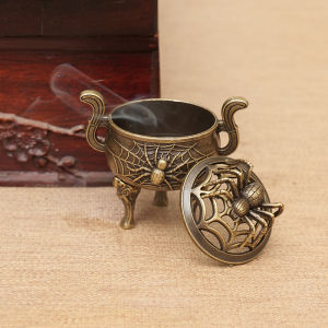 Metal incense burner ornaments for home use indoor tower incense sandalwood incense burner Zen tea table plate incense