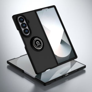 Applicable to Samsung Z FOLD7 Shadow Generation Mobile Phone Case ZFold6 Ring Buckle Holder Fold5 Protective Case