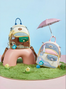 Miffy | Color-block Cute Small Backpack