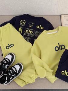 Childrens Casual Sportswear Set Baby Boys Long Sleeve Rabbit Fur Outfit Two Pieces Spring Autumn Trendy Brand Sweatshirt