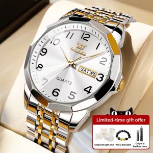 OLEVS | Mens Watch Mechanical Automatic Digital Waterproof Night Light Quartz
