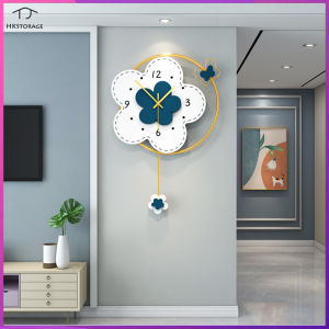 HKStorage Restaurant decoration grand clock creative living room modern and simple home clock wall hanging