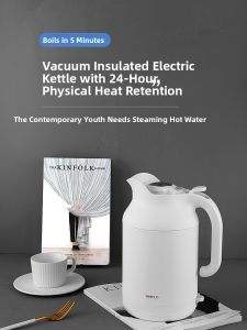 SIMELO | Portable Home Use Stainless Steel Electric Water Kettle