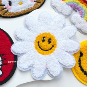 ตัวปักขนปุยตกแต่งเสื้อ/กระเป๋า สำหรับ DIY ไม่มีกาว สำหหรับเย็บติด อุปกรณ์ตกแต่ง งานฝีมือ ผ้าปักลาย