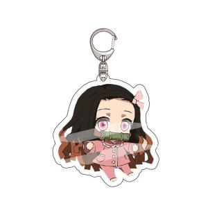 Bandai | Anime Demon Slayer Acrylic Keychain Tanjiro Kamado Nezuko Zenitsu Inosuke Hashira Pendant Cosplay Gift for Fans Collection