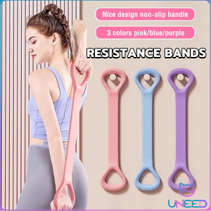 Need 8 Word Type Rubber Resistance Yoga Band Elastic Belt Body Building Tool