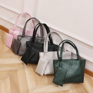 Tote Bag Wanita Bahan Kulit Tas Bahu Simple Kuliah Kantor Jinjing Muatan Banyak Cewek Polos T305