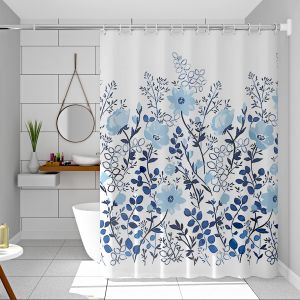 Thickened Waterproof Bath Curtain Set Partition Curtain for Bathroom Shower Room Blocking Curtain Door Curtain Hanging Curtain
