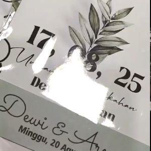 Undangan  pernikahan khitanan sabuk terbaru sudah dapat plastik  dan label nama (isi 100)