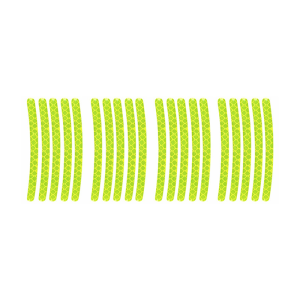 YoPo 20pcs Car Wheel Hub Reflective Sticker for Night Driving Car-Styling Accessories
