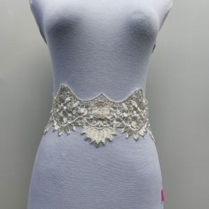 Brokat Renda Bordir || Renda Bordir Brokat Pinggiran || Aksesoris Busana Wanita fashion || Brokat Bordir Panjang 50cm Lebar 11cm