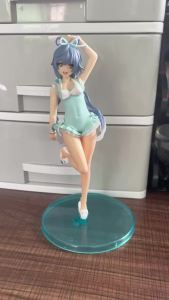 Bandai | Hatsune Miku Family Anime Girl Figures VOCALOID Luo Tianyi Summer Swimwear Miku Collectable Doll Model Kids Toys Birthday Gifts