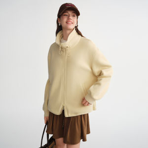 DUSHU | Plus Size Womens Casual Warm Autumn/Winter Sweatshirt Jacket