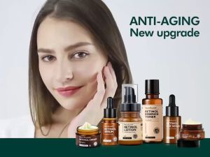 Paket Vibrant Glamour Retinol Serum & Vitamin C Set: Perawatan Wajah Anti Keriput