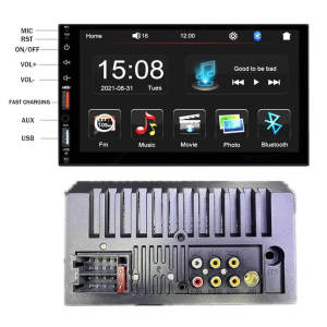 Head unit android Car Radio Stereo 2022  7 INCH 2USB Touch Screen Multimedia Player Autoaudio FM Receiver Mirrorlink 2 Din