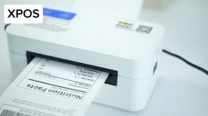 Máy in mã vận đơn AIYIN QR-368CBT (USB + BLUETOOTH) khổ in A7 in từ máy tính điện thoại - BH 01 năm.