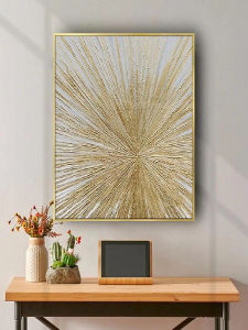 Jigsaw Puzzle for Adults 500/1000/1200/2000PCS Abstract Gold Lines Artwork DIY Craft Home Wall Decoration Gift Idea Frameless