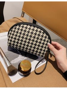 กระเป๋าเครื่องสำอางแบบพกพาสไตล์เรโทร ซับปะการัง กระเป๋าใส่เครื่องสำอาง ครีมบำรุงผิว ลิปสติก ขนาดเล็ก เรียบง่าย หรูหรา สำหรับทุกเพศ