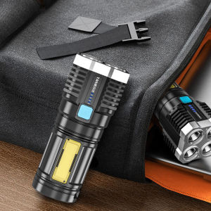 Rechargeable Strong Light Torch Outdoor Camping Hiking Lantern 1200mAh Waterproof Fishing Lantern Torch Rechargeable Night Lamp