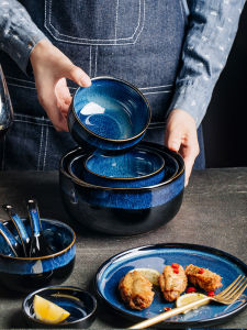 Bát Sứ Phong Cách Scandinavia Sáng Tạo Đơn Giản Bát Cơm Sứ Sứ Sử Dụng Tại Nhà | Thay Đổi Đĩa Bát Đĩa Đĩa Đĩa