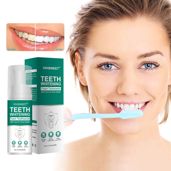 🔥🔥Roman Holiday VIVISWEET Teeth Whitening foam Toothpaste Tooth ...