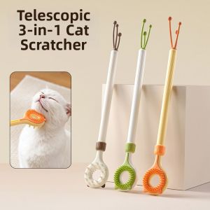XIANGZONGBING | Scratching Interaction Pet Toy Adjustable Length Grooming Brush