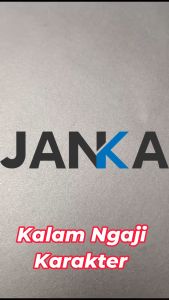 JANKA Tuding Kalam Ngaji Akrilik Karakter Kartun Profesi Bahan Tebal 3mm Alat Penunjuk Bacaan Al-qur’an Custom Nama 1 Sisi