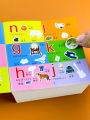 Early Education Sticker Book Children's Cartoon Stick Figure Training Concentration Power Kindergarten Boys Girls Book Knowledge Base. 